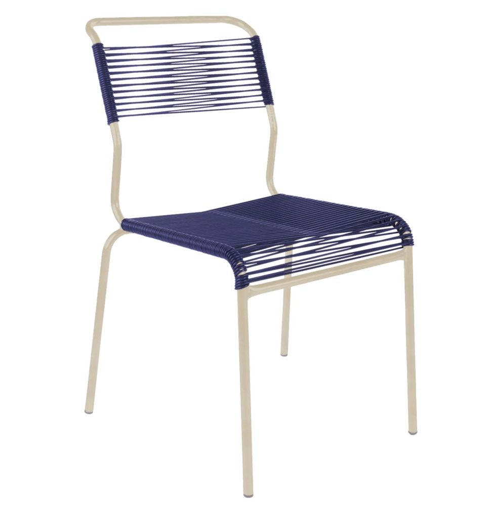 Schaffner Spaghetti-Stuhl Säntis Blau | Schubiger Möbel