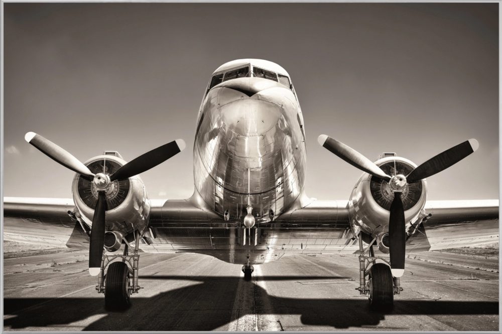 image LAND Bild mit Rahmen Flugzeug  | Schubiger Möbel