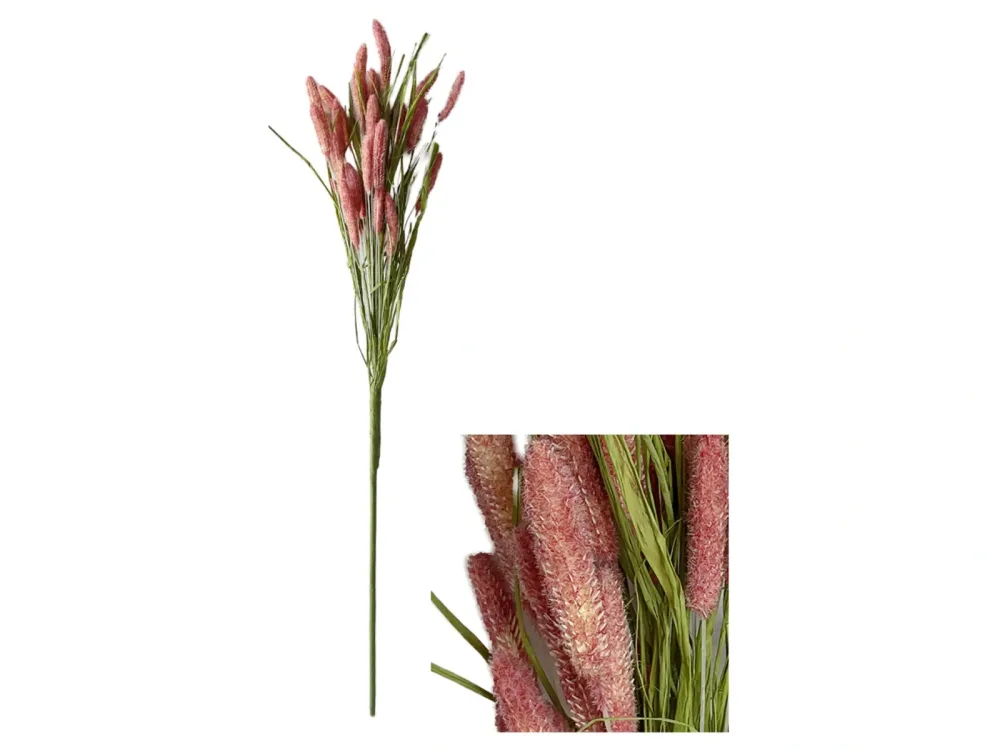 Decofinder Kunstblumen Setaria Pink Rosa | Schubiger Möbel