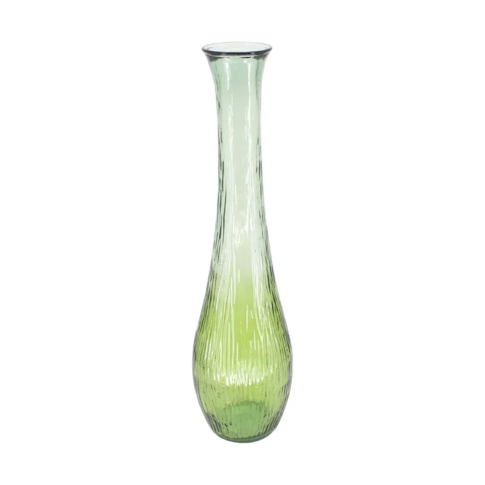 Decofinder Vase Recyclingglas, Grün  | Schubiger Möbel