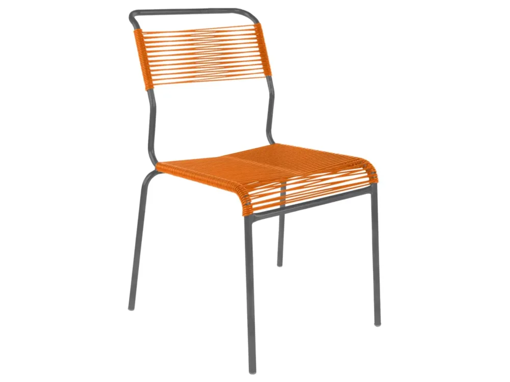 Schaffner Spaghetti-Stuhl Säntis Orange | Schubiger Möbel