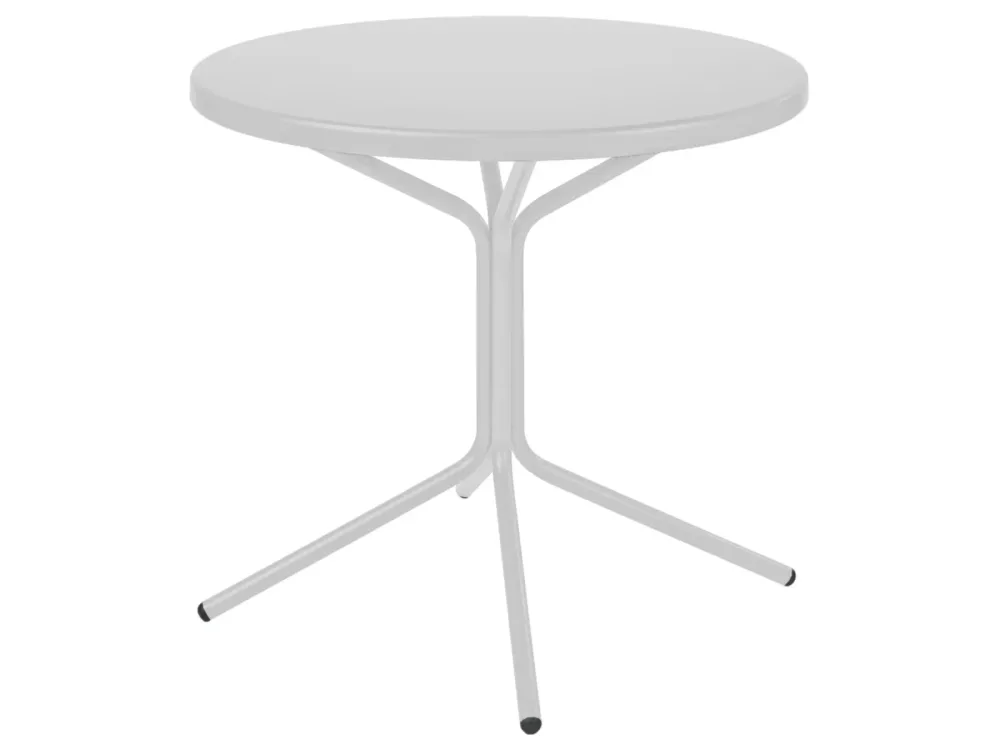 Schaffner Metall-Bistrotisch Pix Rund Weiss | Schubiger Möbel