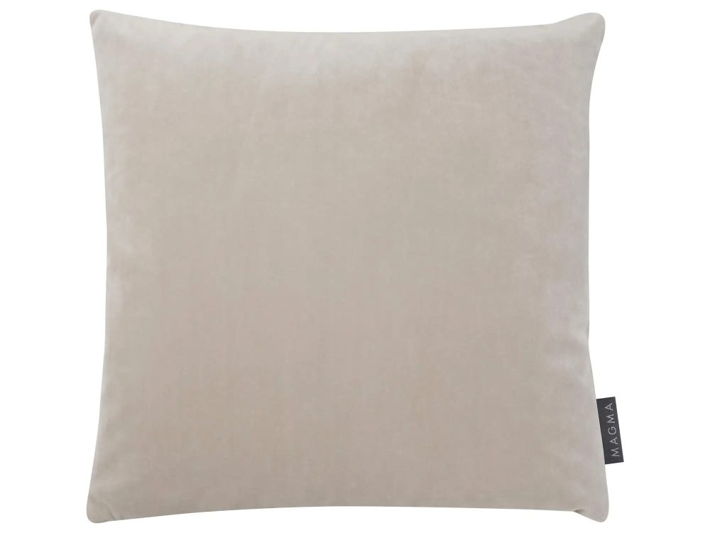 Magma Kissenhülle Samt Beige 40x40 cm Beige | Schubiger Möbel