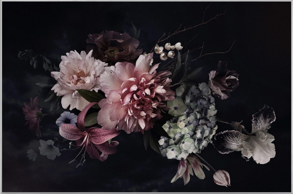 image LAND Bild mit Rahmen Hübsches Blütenbouquet  | Schubiger Möbel