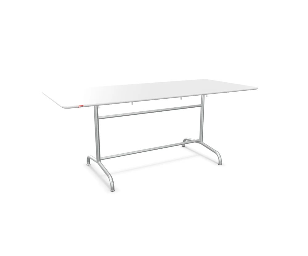 Schaffner Metall-Tisch Rigi Feuerverzinkt Weiss | Schubiger Möbel