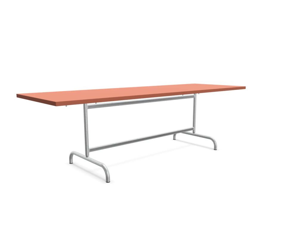Schaffner Metall-Tisch Säntis Feuerverzinkt Braun | Schubiger Möbel