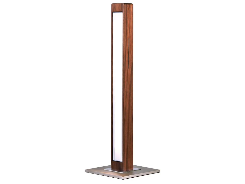 HerzBlut Tischlampe Leana Nussbaum H: 46cm Holzfarbig | Schubiger Möbel
