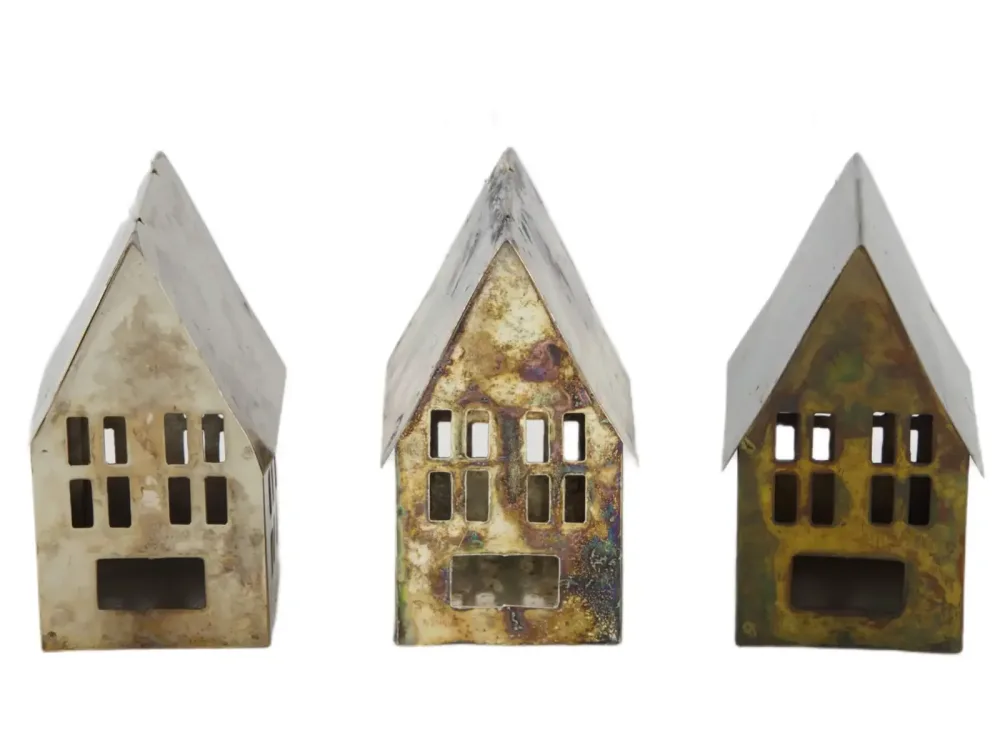 Decofinder Windlicht Haus H: 12 cm  | Schubiger Möbel
