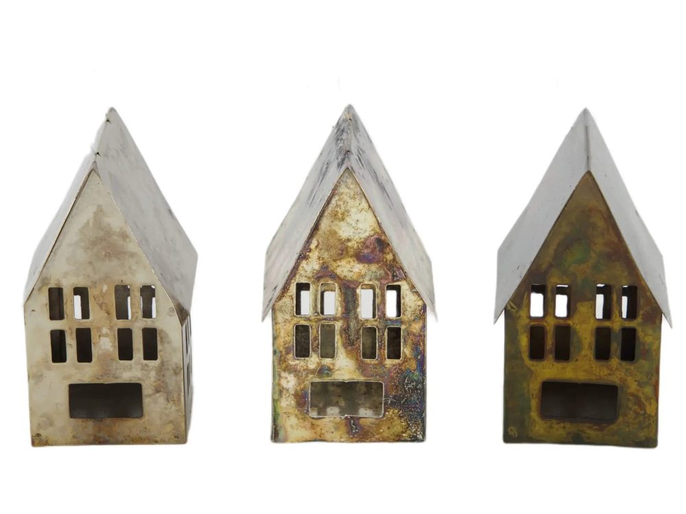 Decofinder Windlicht Haus H: 12 cm  | Schubiger Möbel