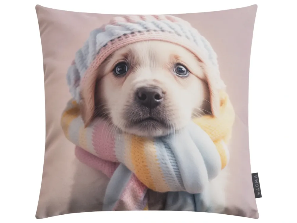 Magma Kissenhülle Candy, Hund 45x45 cm  | Schubiger Möbel