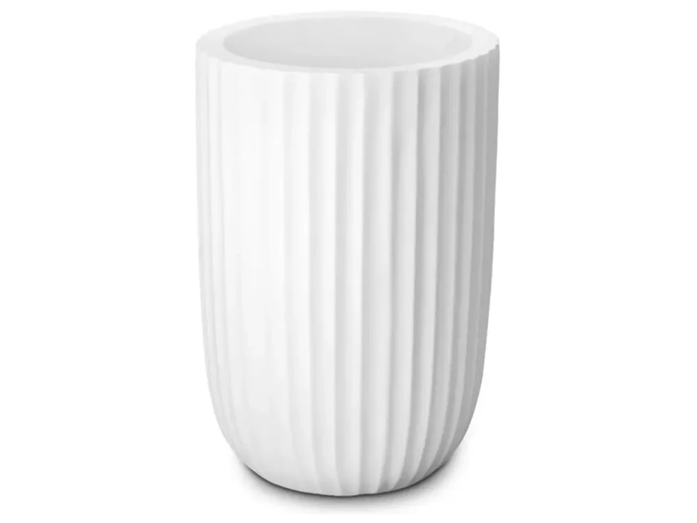 Abhika Vase Venus Weiss Matt H: 50 cm Weiss | Schubiger Möbel