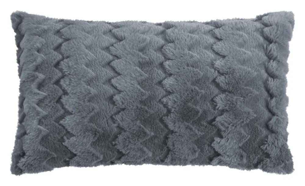 Magma Kissenhülle Plush, Mittelgrau  | Schubiger Möbel