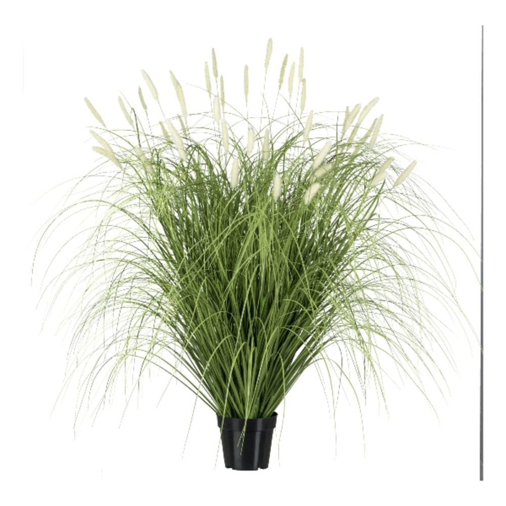 Gasper Kunstpflanze Pennisetum-Gras im Topf, Grün H: 115 cm  | Schubiger Möbel