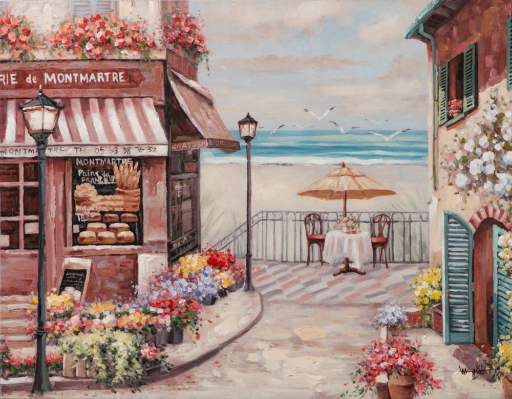image LAND Gemälde Strandcafé  | Schubiger Möbel