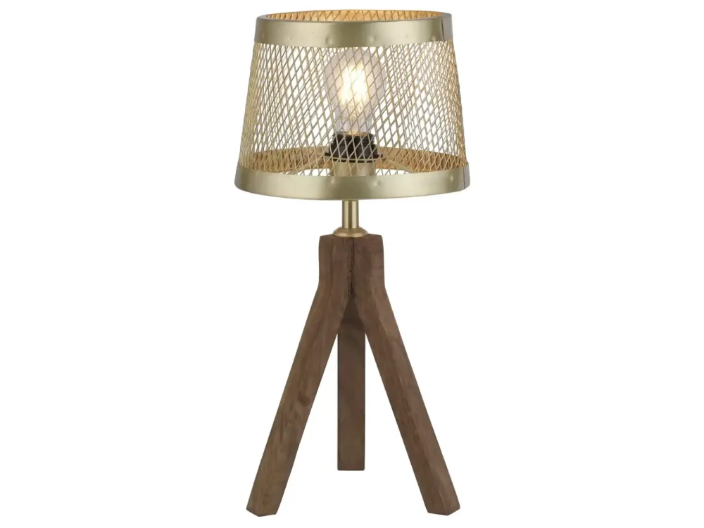 Ribaglob Tischlampe Gracia Braun | Schubiger Möbel
