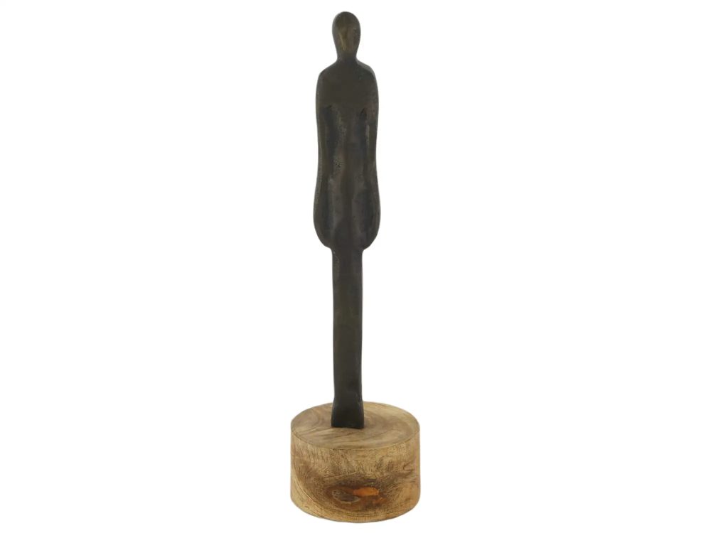 Decofinder Figur Mensch Schwarz H: 31 cm  | Schubiger Möbel