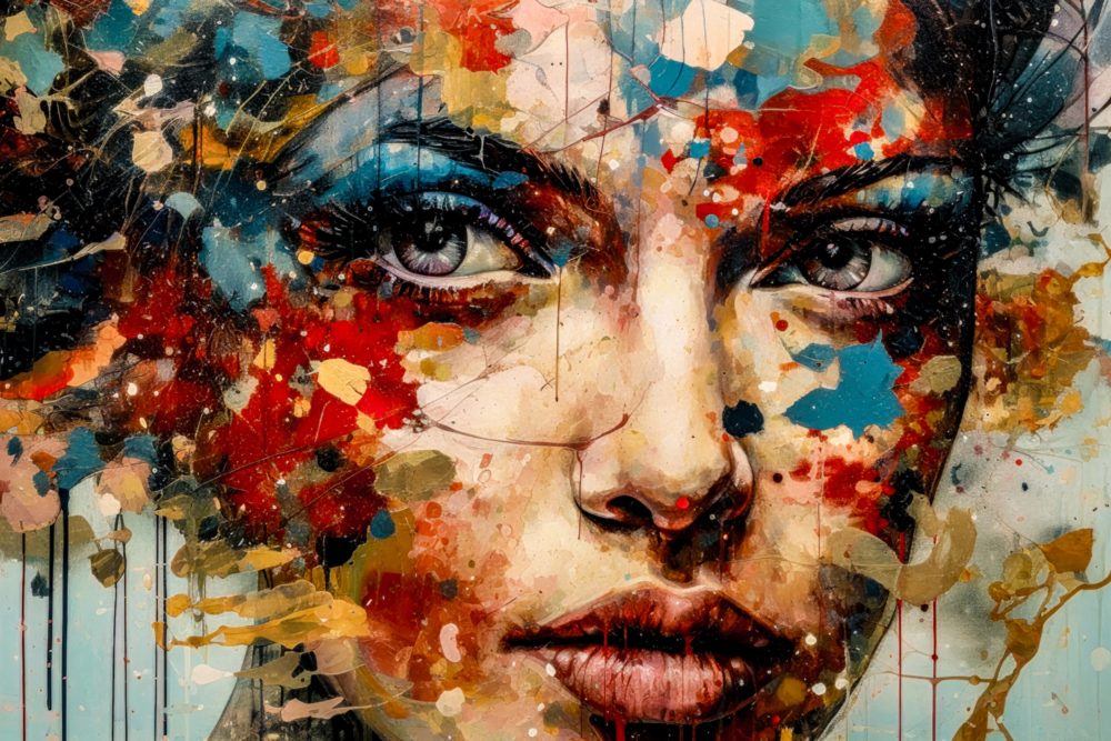 image LAND Acrylglasbild Eyes in Colour  | Schubiger Möbel