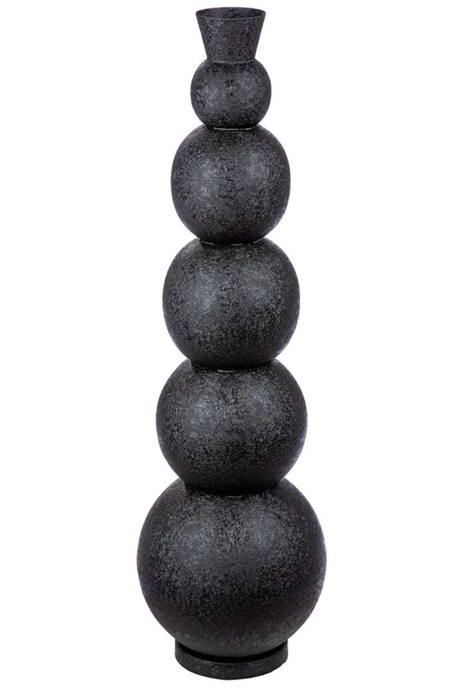 Gilde Vase Rotonda, Schwarz H: 112 cm  | Schubiger Möbel
