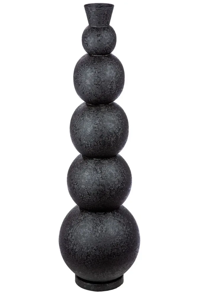 Gilde Vase Rotonda, Schwarz H: 112 cm  | Schubiger Möbel