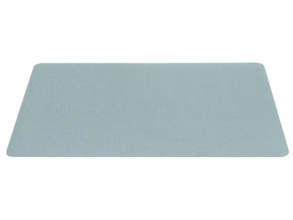 Tischset Leonardo Grau Leder 33 x 46 cm 0.2 cm - Farbe: hellgrau - Tischset