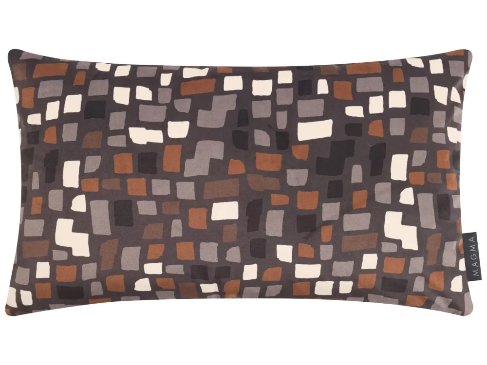 Magma Kissenhülle Mosaic Anthrazit 30x50 cm  | Schubiger Möbel
