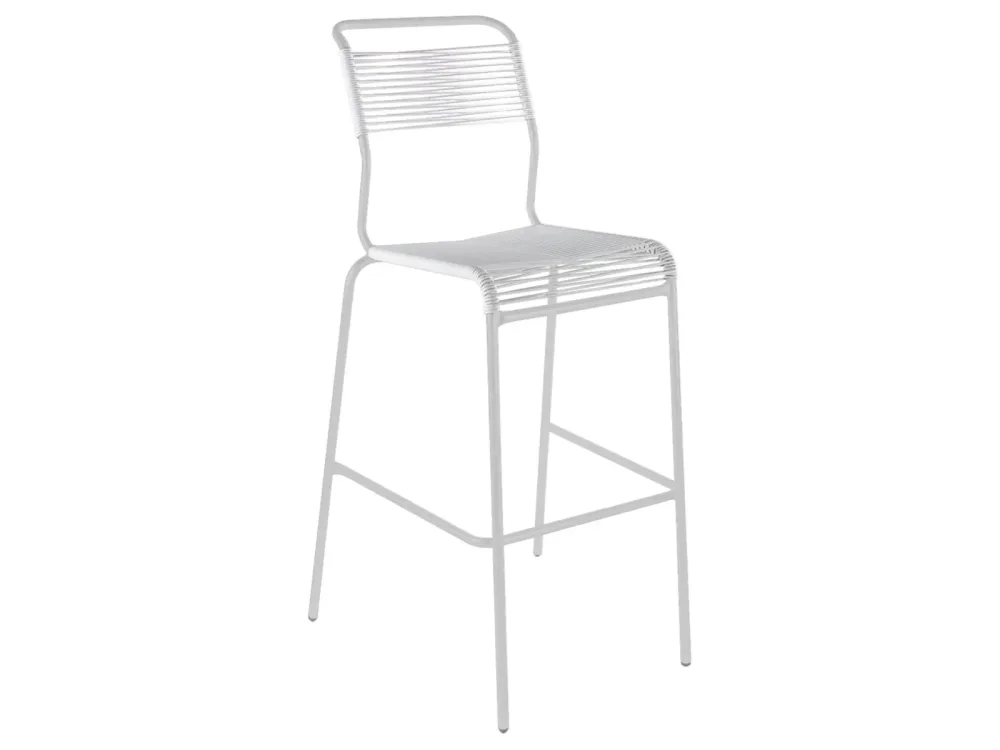 Schaffner Spaghetti-Barstuhl Säntis Weiss | Schubiger Möbel