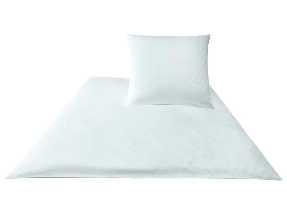 Elegante Bettwäsche Cornflower, Weiss Weiss | Schubiger Möbel