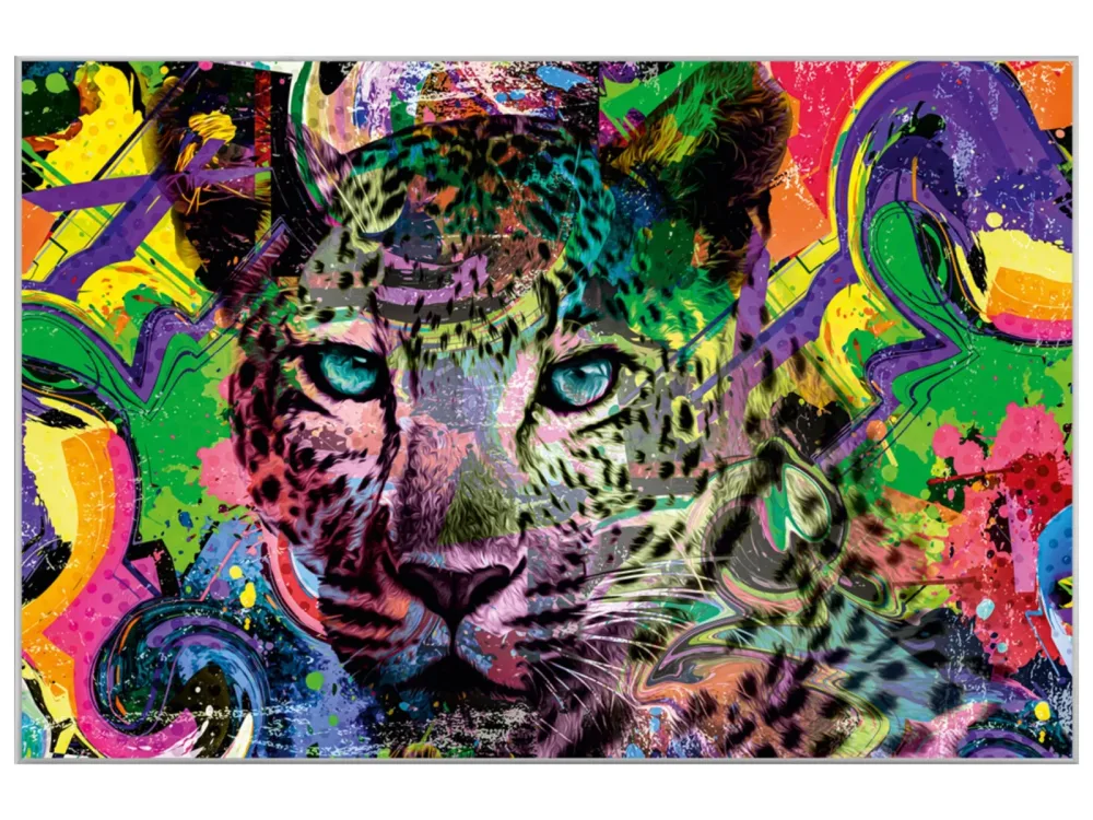 image LAND Bild mit Rahmen Pop Art Leopard  | Schubiger Möbel
