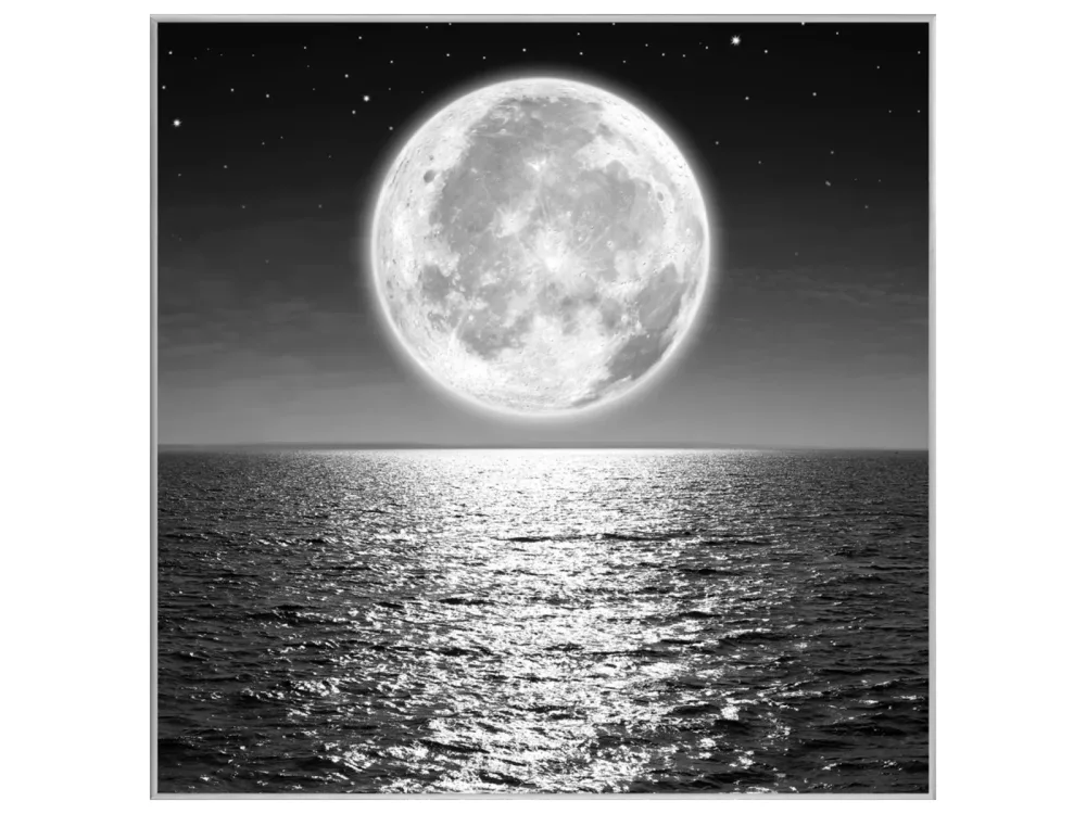 image LAND Bild mit Rahmen Vollmond  | Schubiger Möbel