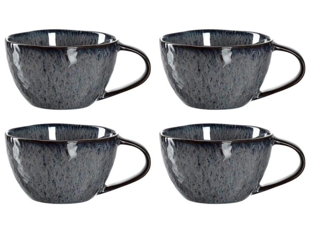Alltron Kaffeetasse Matera Anthrazit 290 ml, 4 Stück  | Schubiger Möbel