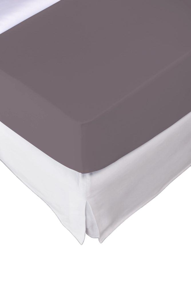 Living Home - Topper Elastic Jersey Fixleintuch Topper, 200 x 200 cm, Platin grau