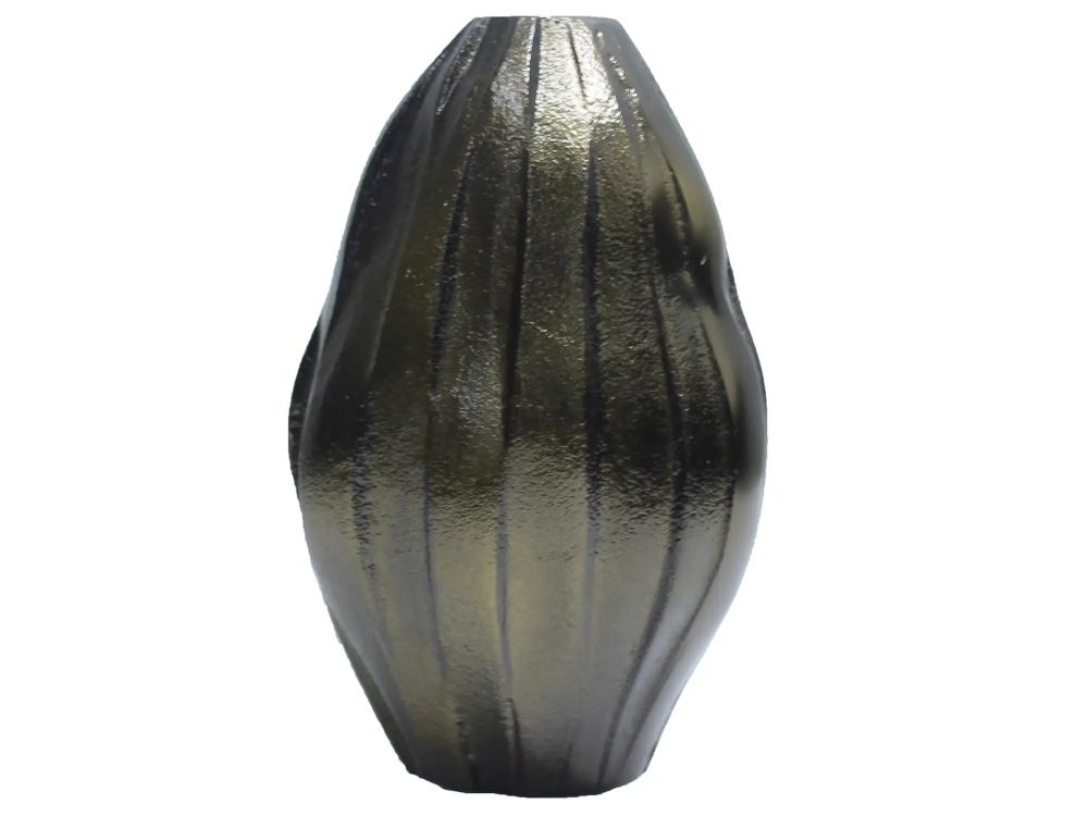 Decofinder Vase Metall Antikmessing H: 20 cm  | Schubiger Möbel