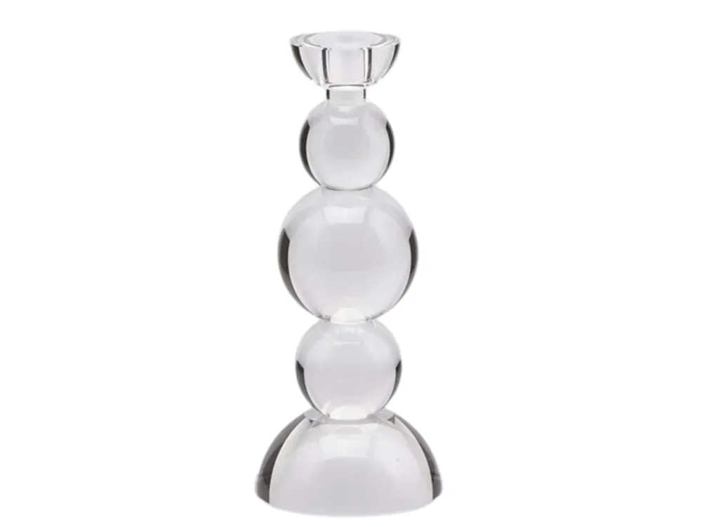 Edg Kerzenständer Kristallglas H: 12 cm  | Schubiger Möbel
