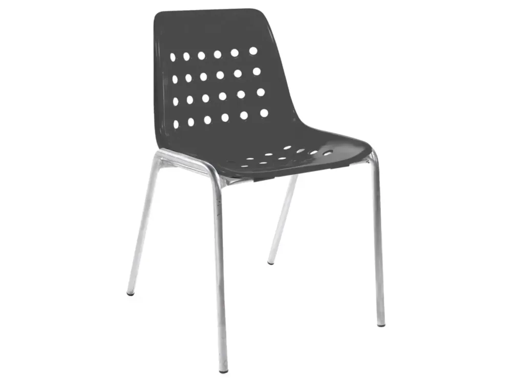 Schaffner Schalen-Stuhl Bermuda Feuerverzinkt Grau | Schubiger Möbel