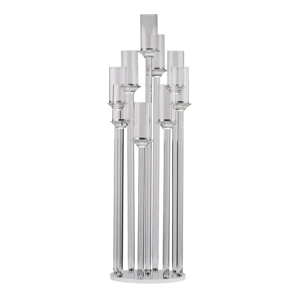 Edg Kerzenständer Kristallglas 9armig B: 120 cm  | Schubiger Möbel