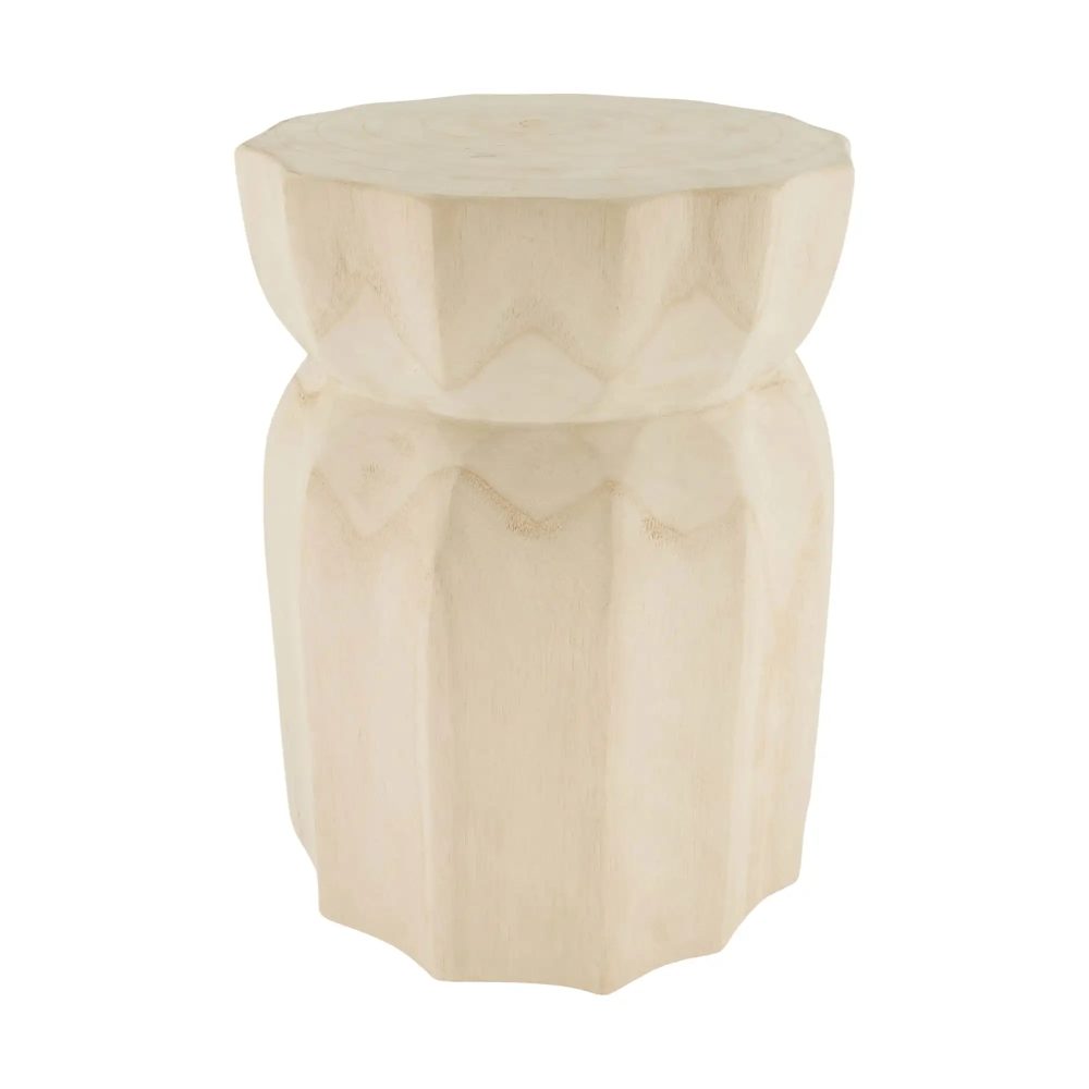 Decofinder Beistelltisch Paulownia Holz Natur H: 38 cm  | Schubiger Möbel