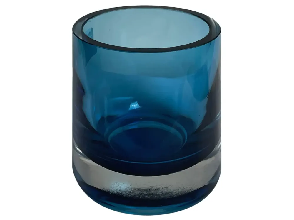Kaheku Windlicht Olson Blau H: 11 cm  | Schubiger Möbel