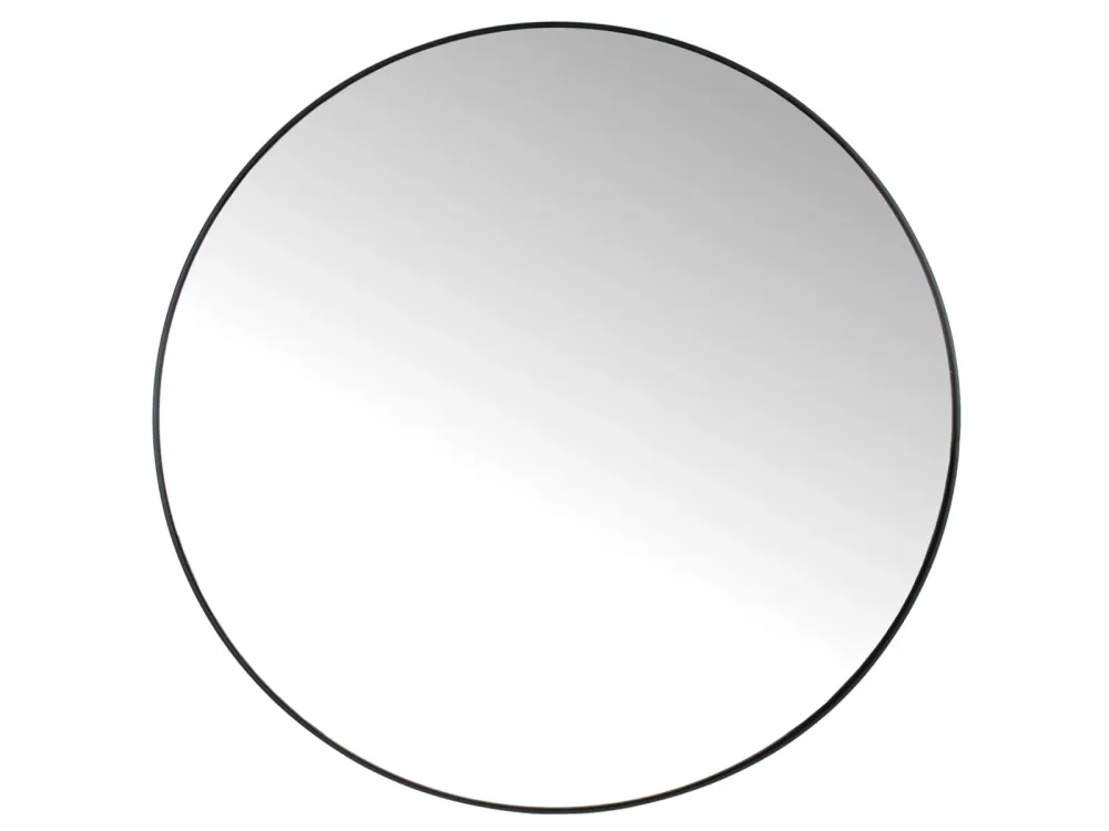 Kersten Spiegel Metall Schwarz D: 96 cm Schwarz | Schubiger Möbel
