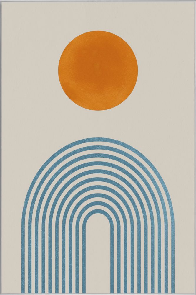 image LAND Bild mit Rahmen Orange Dot  | Schubiger Möbel