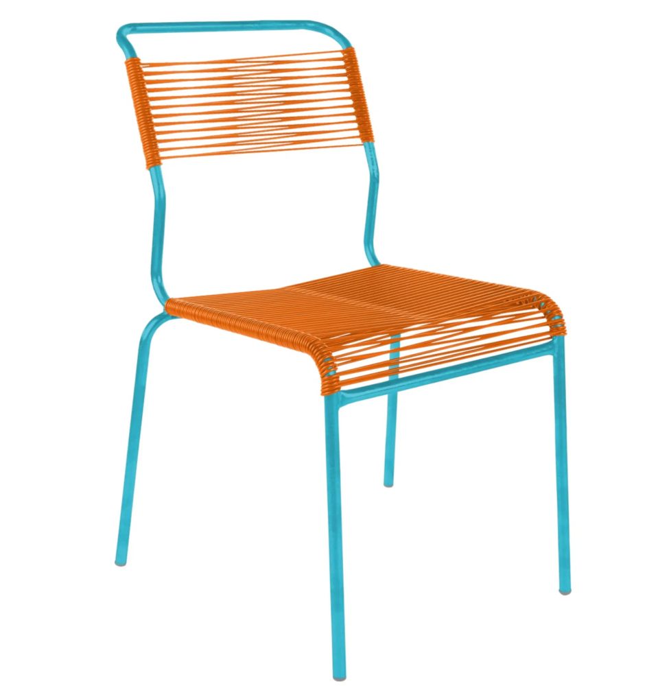 Schaffner Spaghetti-Stuhl Säntis Orange | Schubiger Möbel