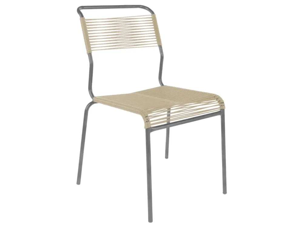 Schaffner Spaghetti-Stuhl Säntis Beige | Schubiger Möbel
