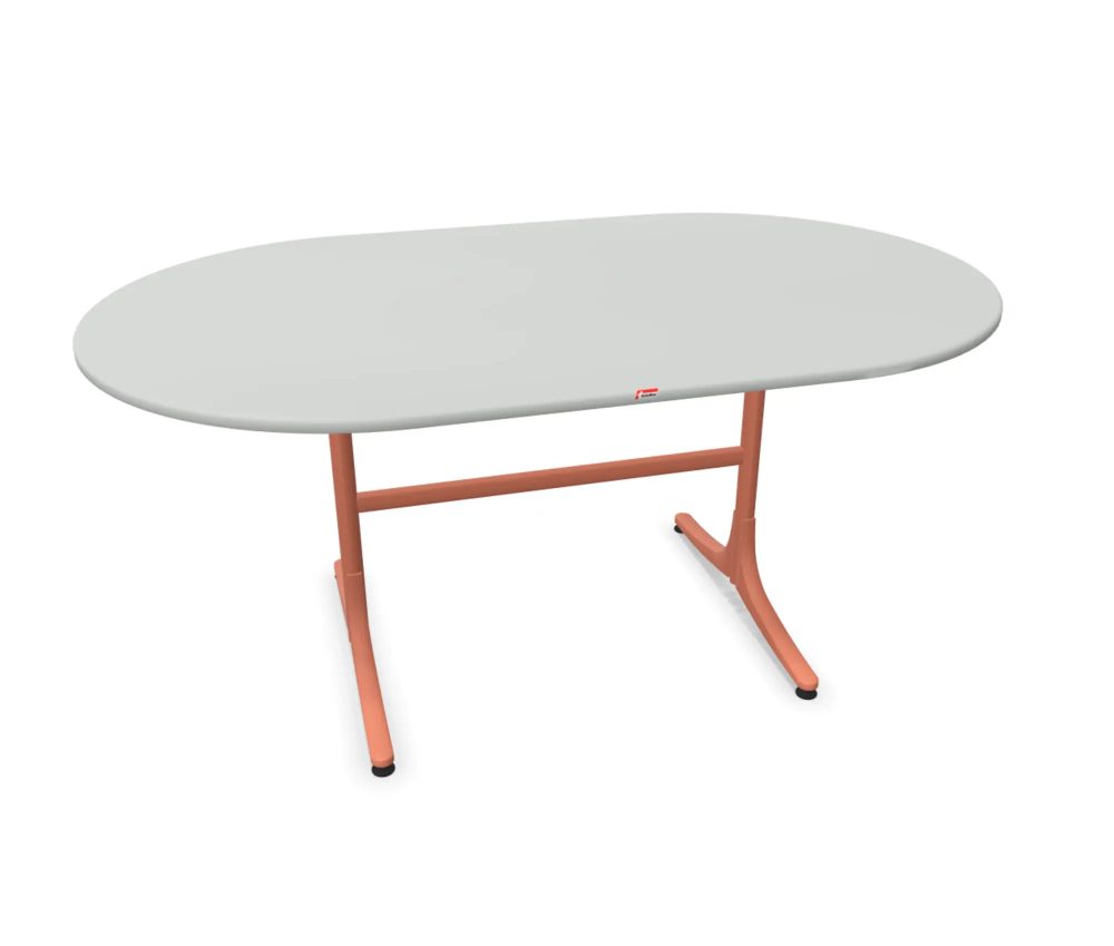 Schaffner Gartentisch Schaffhausen Oval Grau | Schubiger Möbel
