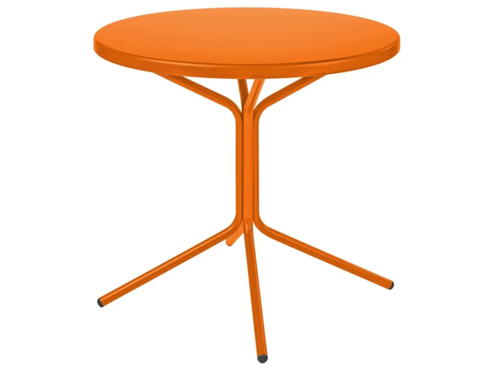 Schaffner Metall-Beistelltisch Pix Rund Orange | Schubiger Möbel