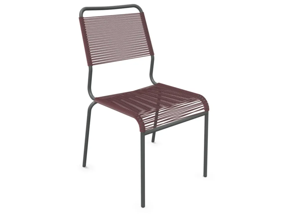 Schaffner Spaghetti-Stuhl Rigi Comfort Rot | Schubiger Möbel