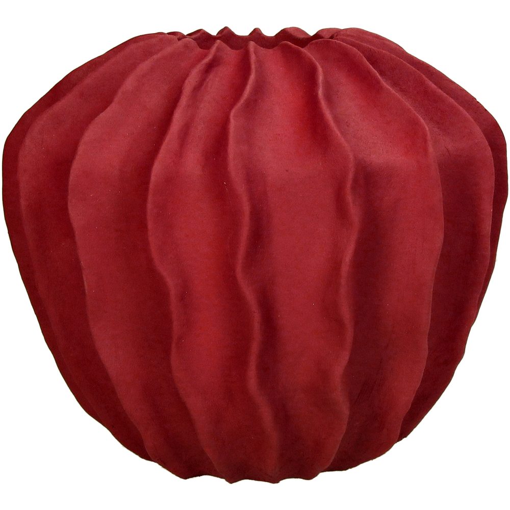 Kersten Vase Polyresin, Rot H: 20 cm  | Schubiger Möbel