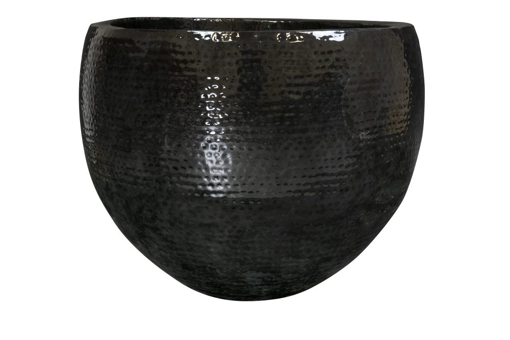 Decofinder Gefäss Thom, Metall, Schwarz H: 56 cm  | Schubiger Möbel