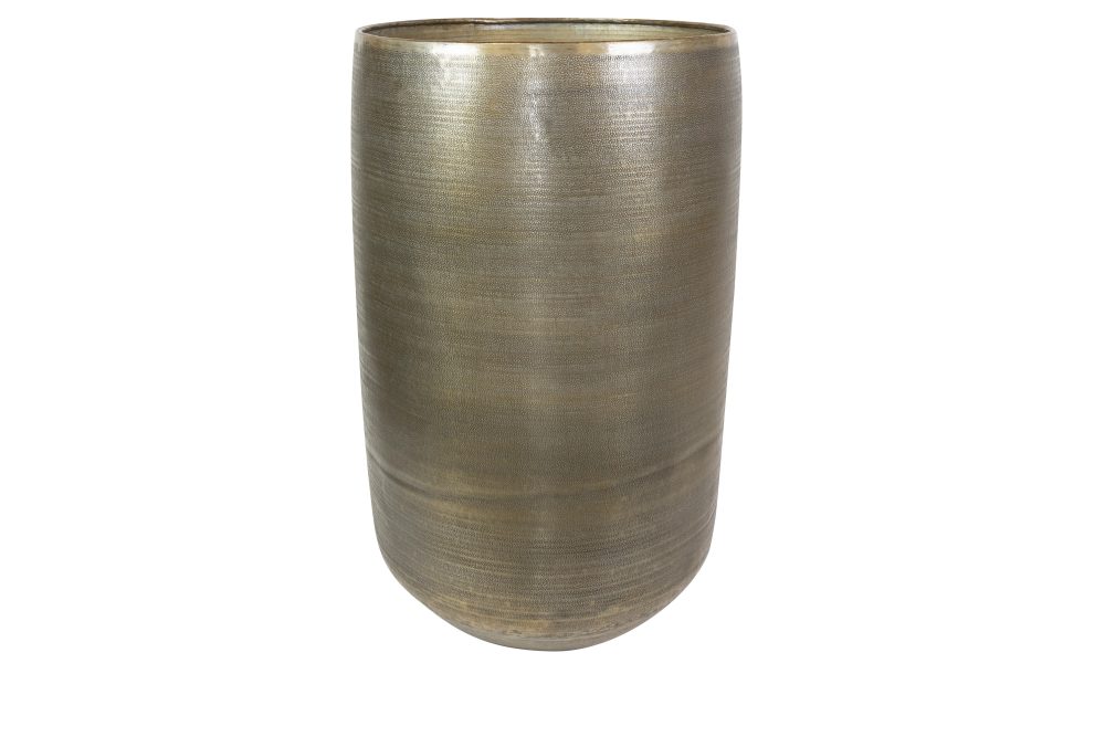 Decofinder Gefäss Rowen, Metall, Gold H: 89 cm  | Schubiger Möbel