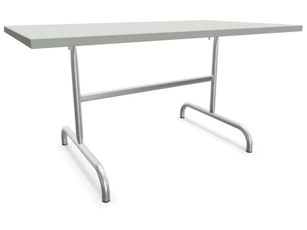 Schaffner Metall-Tisch Säntis Feuerverzinkt Grau | Schubiger Möbel