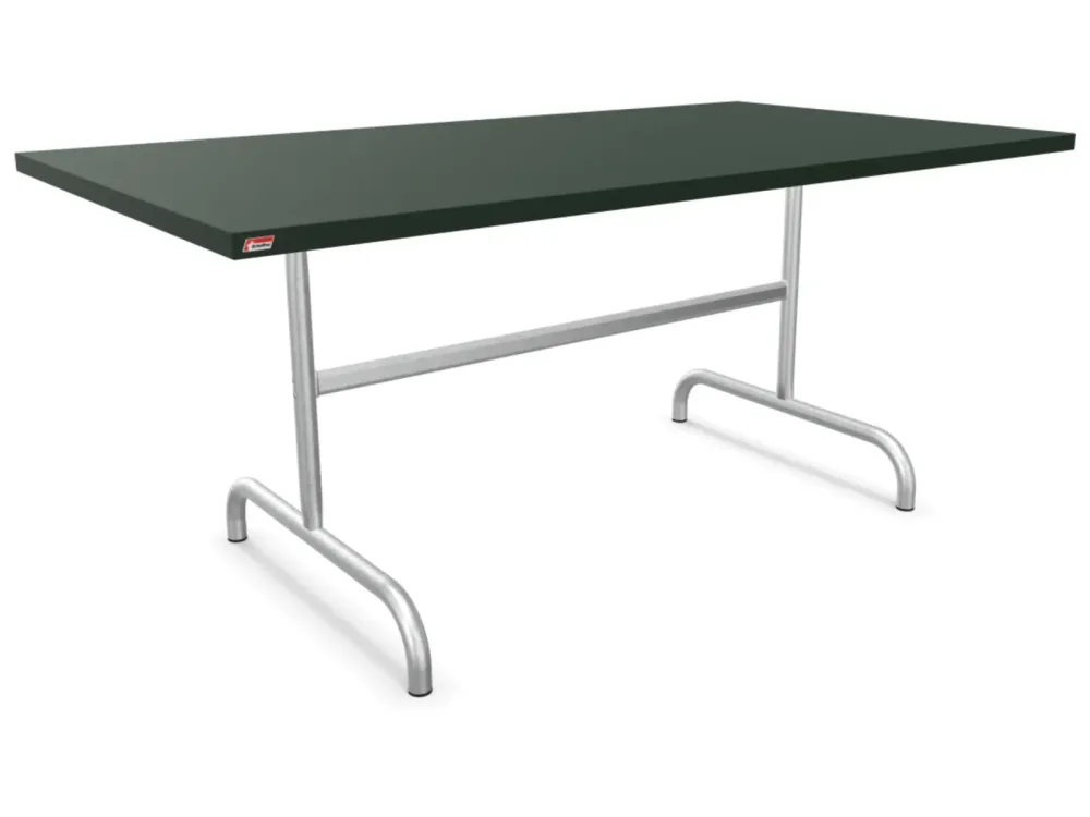 Schaffner Metall-Tisch Säntis Feuerverzinkt Grün | Schubiger Möbel