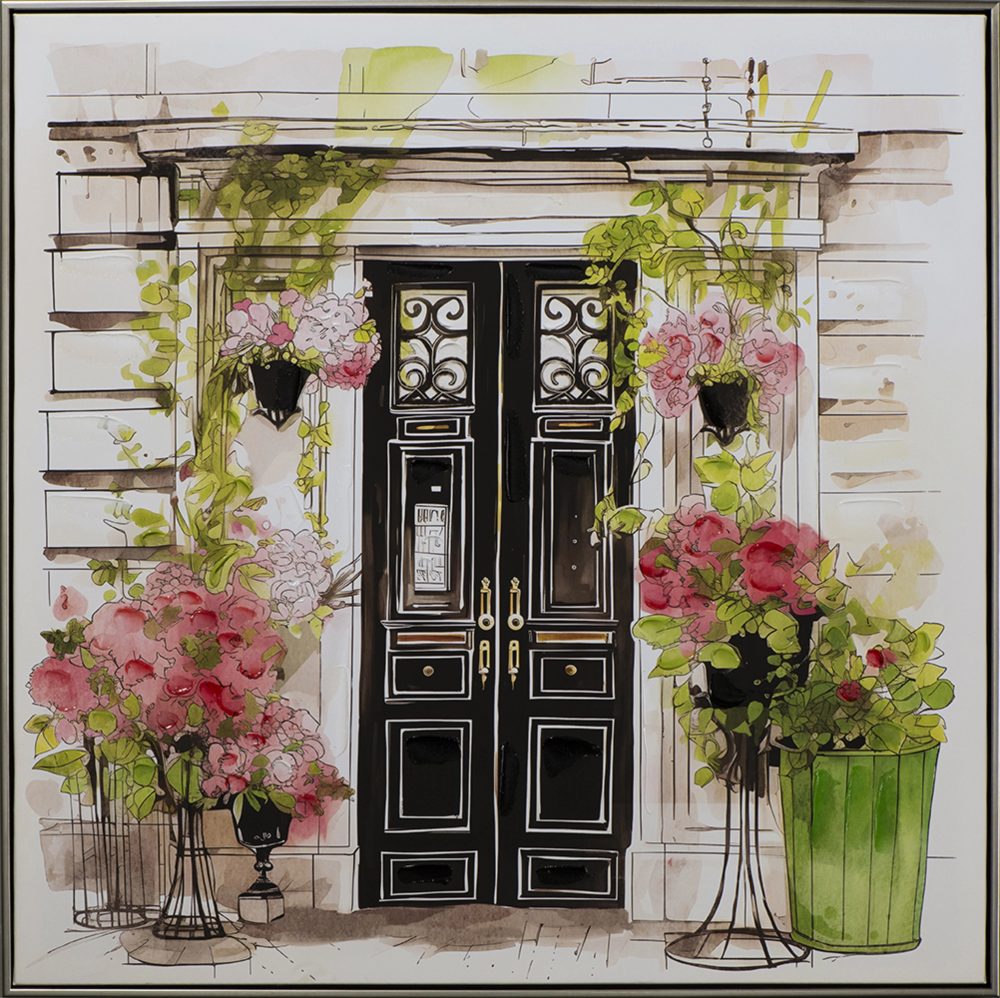 image LAND Gemälde Romantic Townhouse  | Schubiger Möbel